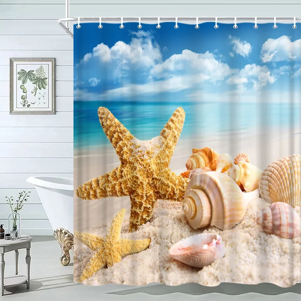 Rideau de douche coquillage, p - Shower Curtain Liner avis et prix