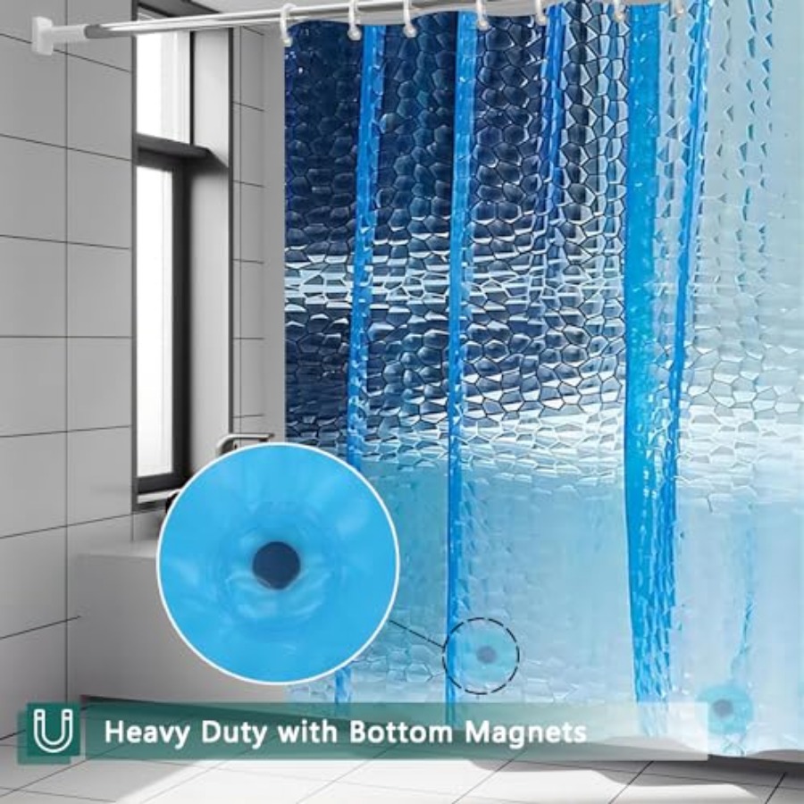 Rideau de Douche Bleu, Rideaux - Shower Curtain Liner avis et prix