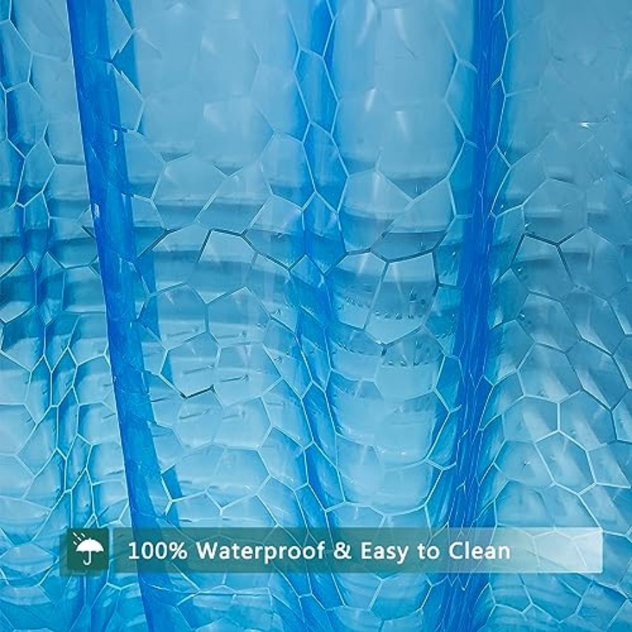 Rideau de Douche Bleu, Rideaux - Shower Curtain Liner avis et prix